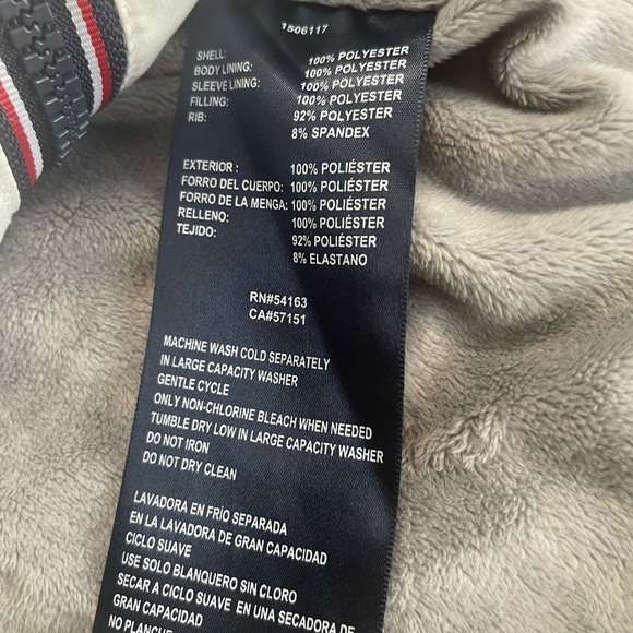 🤍💎💎Tommy Hilfiger Women's White Utility Jacket unisex - Picture 10 of 13